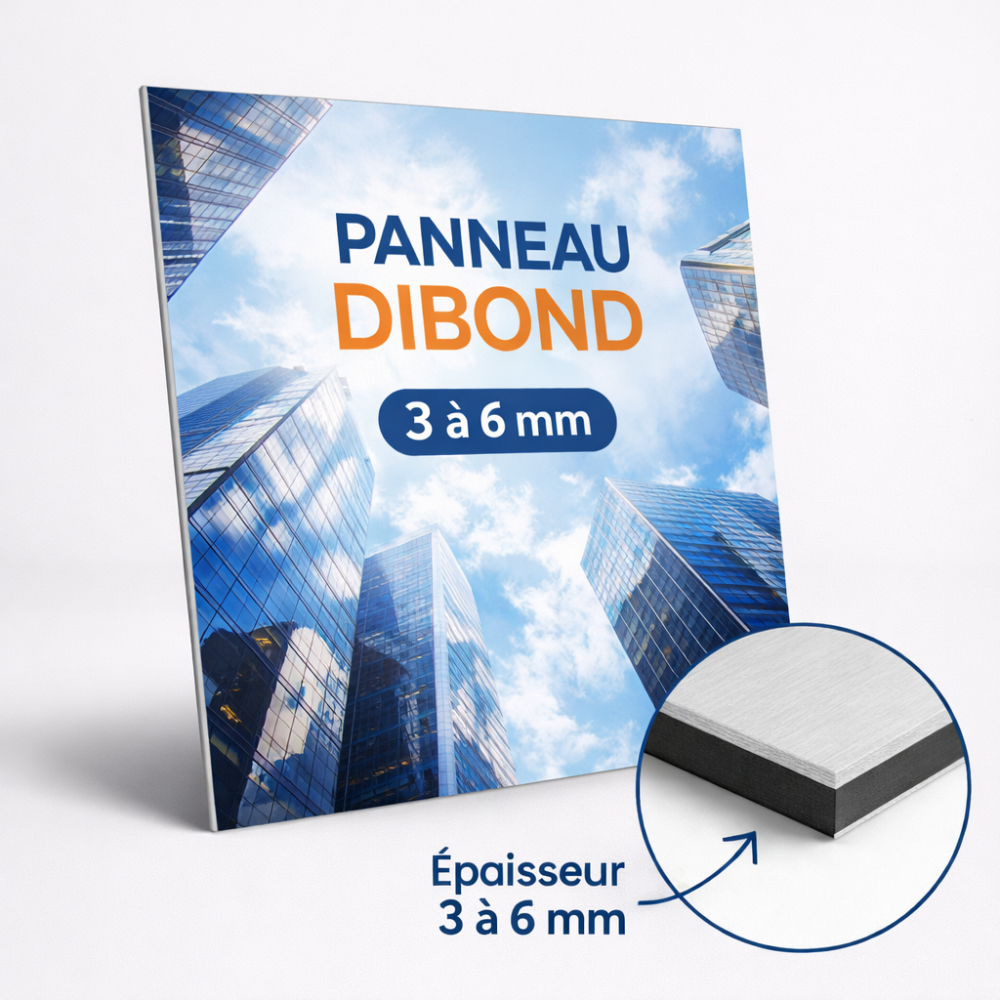 panneau dibond personnalisé